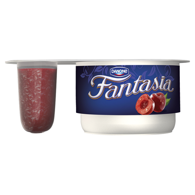Danone Fantasia Cremejoghurt mit Sauerkirschen 122 g 12 Stueck