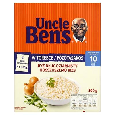 Uncle Ben&#039;s Ryz Langkornreis 500 g (4 Beutel)