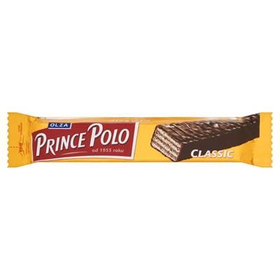 Olza Prince Polo Classic knusprige Waffel mit Kakaocreme umhüllt von Schokolade 17,5 g 56 Stück