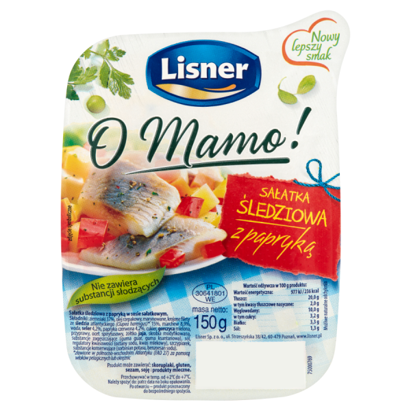 Lisner O Mamo! Heringssalat mit Paprika 150 g