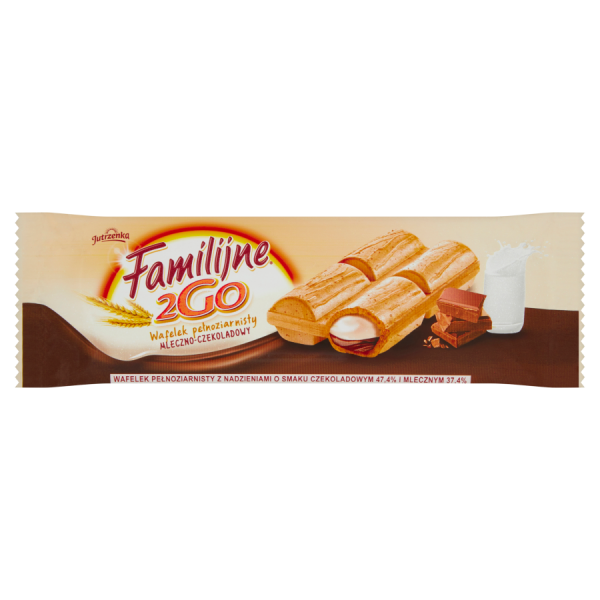Familijne 2Go Vollkornwaffelschnitte Milch-Schokolade 30 g
