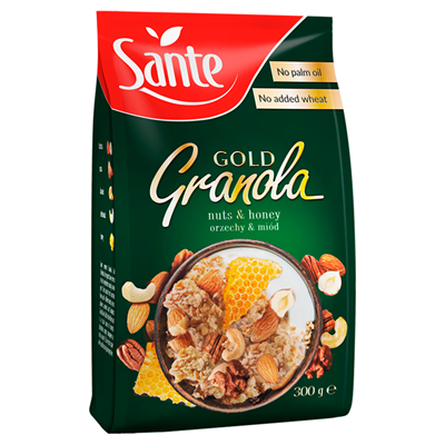 Sante Gold Granola Nüsse und Honig 300 g