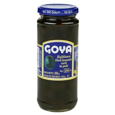Goya Spanische schwarze Oliven ohne Steine 450 G + 30% GRATIS