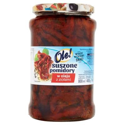 Ole! Getrocknete Tomaten in Öl mit Kräutern 740 g